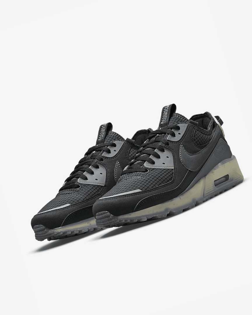 Nike Air Max Terrascape 90 Joggesko Herre Svarte Lyse Grønn Mørke Grå Mørke Grå | NO2762