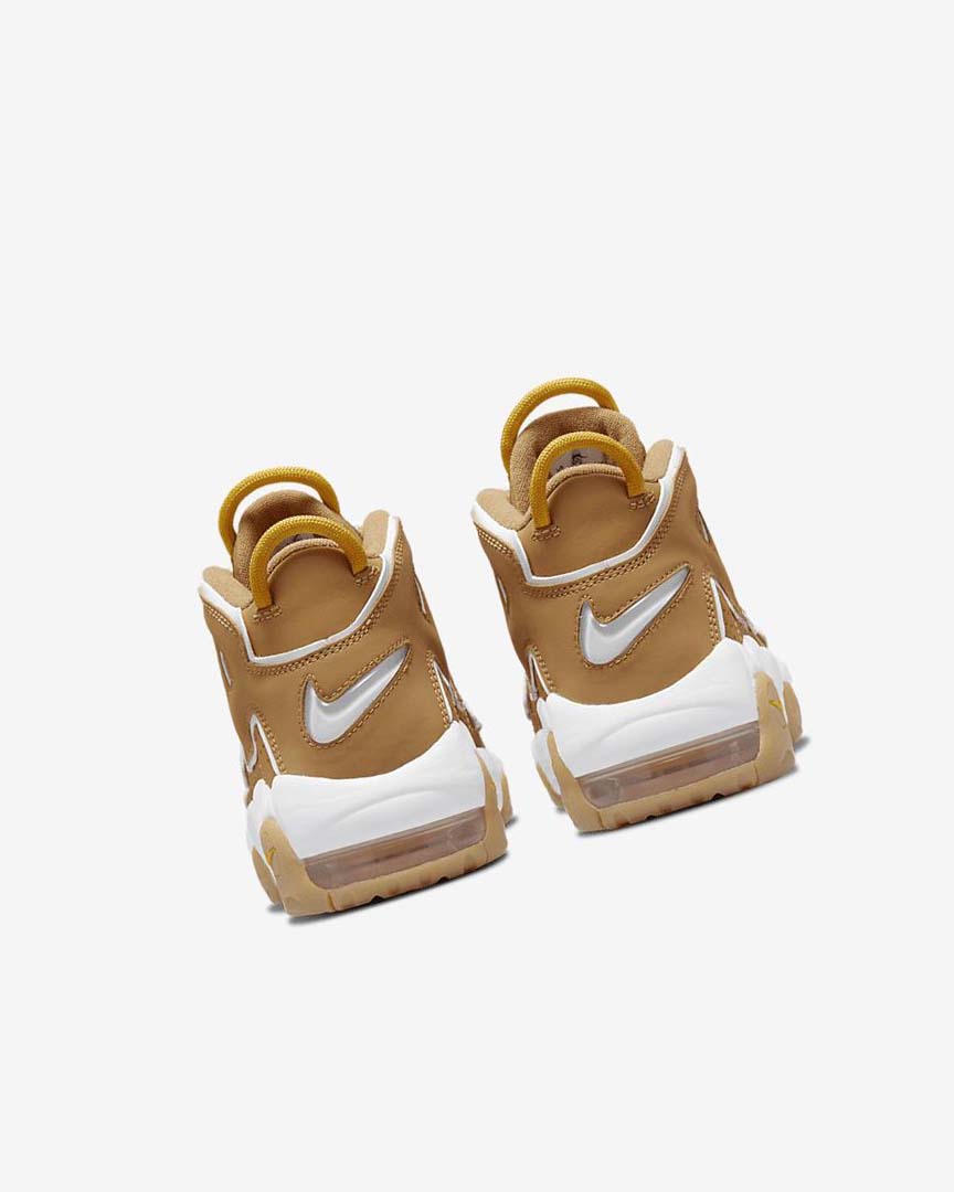 Nike Air More Uptempo Basketsko Gutt Brune Lyse Brune Hvite | NO3250