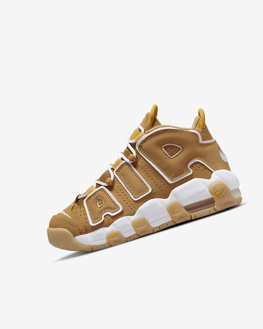 Nike Air More Uptempo Basketsko Gutt Brune Lyse Brune Hvite | NO3250