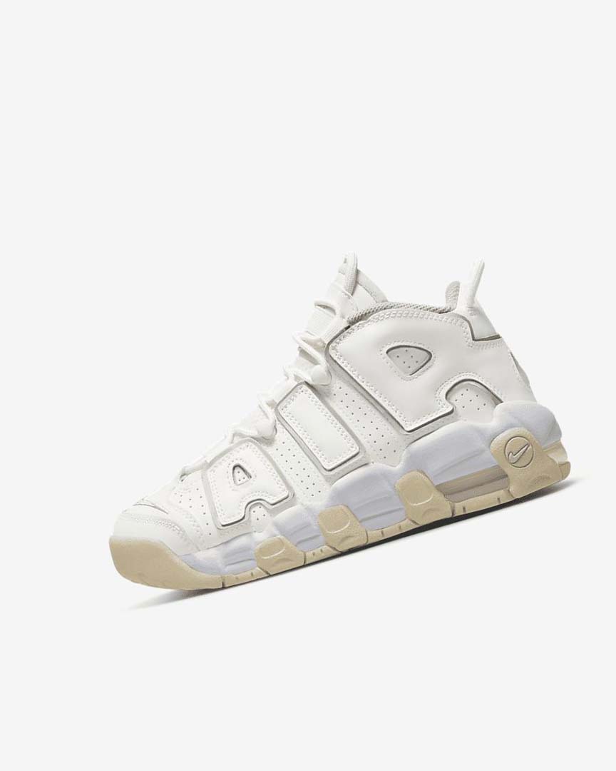 Nike Air More Uptempo Basketsko Gutt Hvite Brune Lyse | NO4995