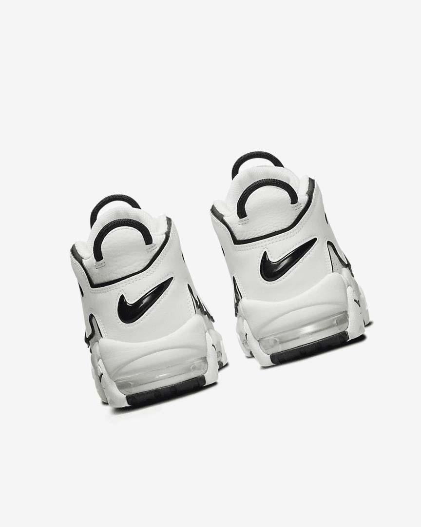 Nike Air More Uptempo Joggesko Dame Hvite Svarte | NO2575