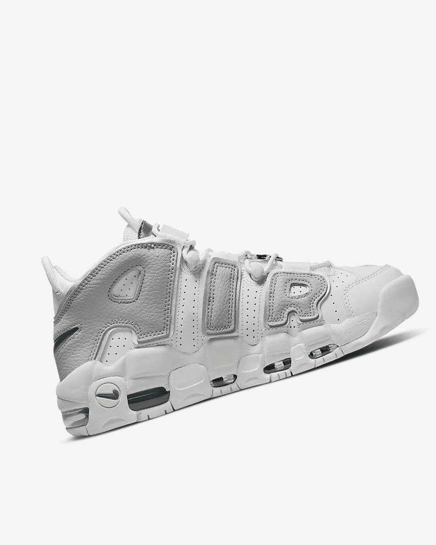 Nike Air More Uptempo Joggesko Dame Hvite Grå Grå | NO4568