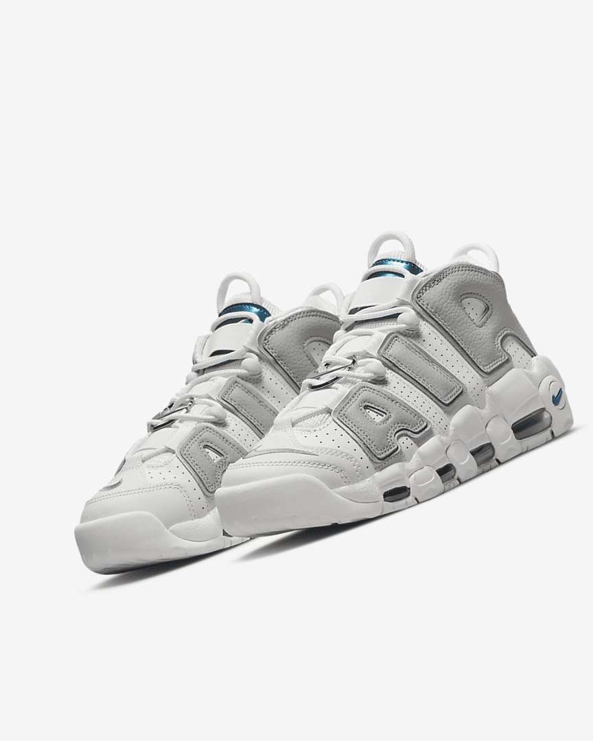 Nike Air More Uptempo Joggesko Dame Hvite Grå Grå | NO4568