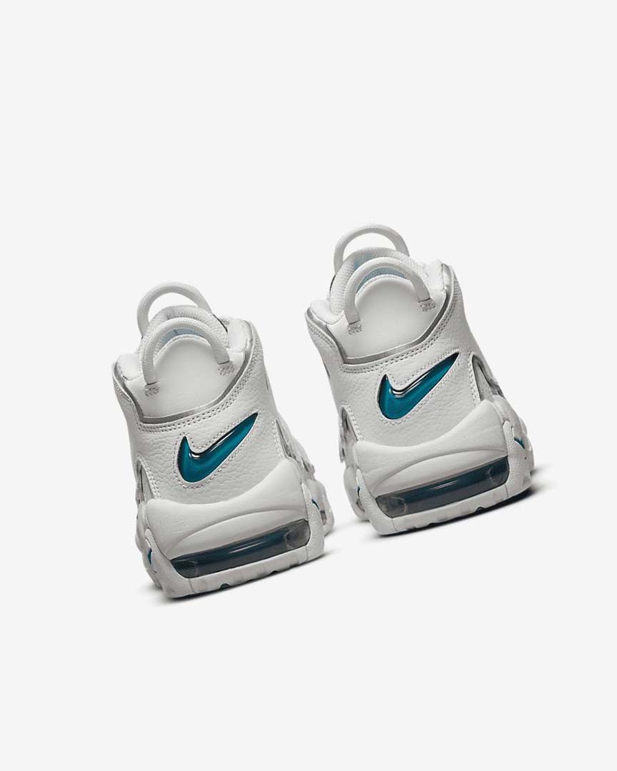 Nike Air More Uptempo Joggesko Dame Hvite Grå Grå | NO4568