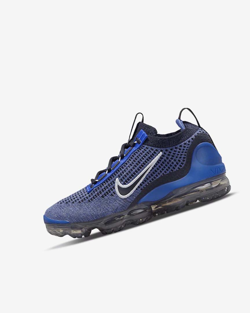 Nike Air VaporMax 2021 FK Joggesko Jente Kongeblå Hvite Mørke Grå Svarte | NO4532