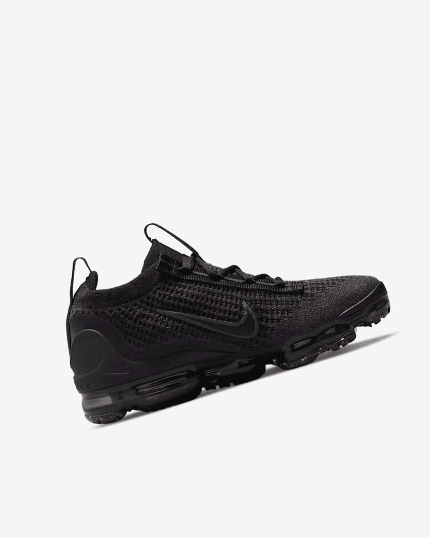 Nike Air VaporMax 2021 FK Joggesko Jente Svarte Svarte Mørke Grå Svarte | NO5247