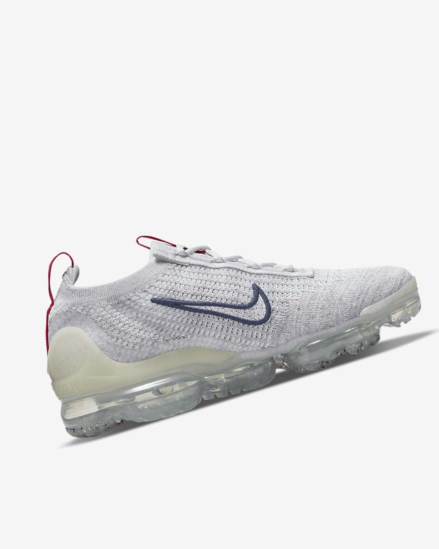 Nike Air VaporMax 2021 Flyknit Joggesko Dame Marineblå Hvite | NO2804