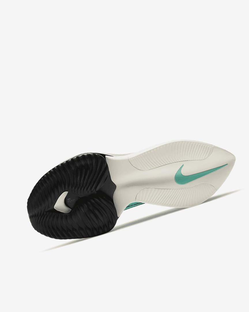 Nike Air Zoom Alphafly NEXT% Flyknit Løpesko Vei Dame Turkis Svarte Lyse Turkis Hvite | NO2896