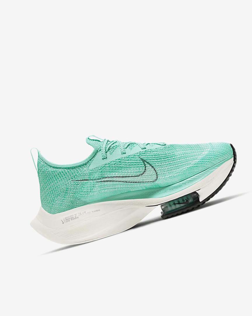 Nike Air Zoom Alphafly NEXT% Flyknit Løpesko Vei Dame Turkis Svarte Lyse Turkis Hvite | NO2896