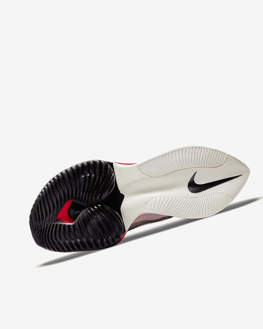 Nike Air Zoom Alphafly NEXT% Flyknit Løpesko Vei Dame Hvite Svarte Svarte Svarte | NO5572