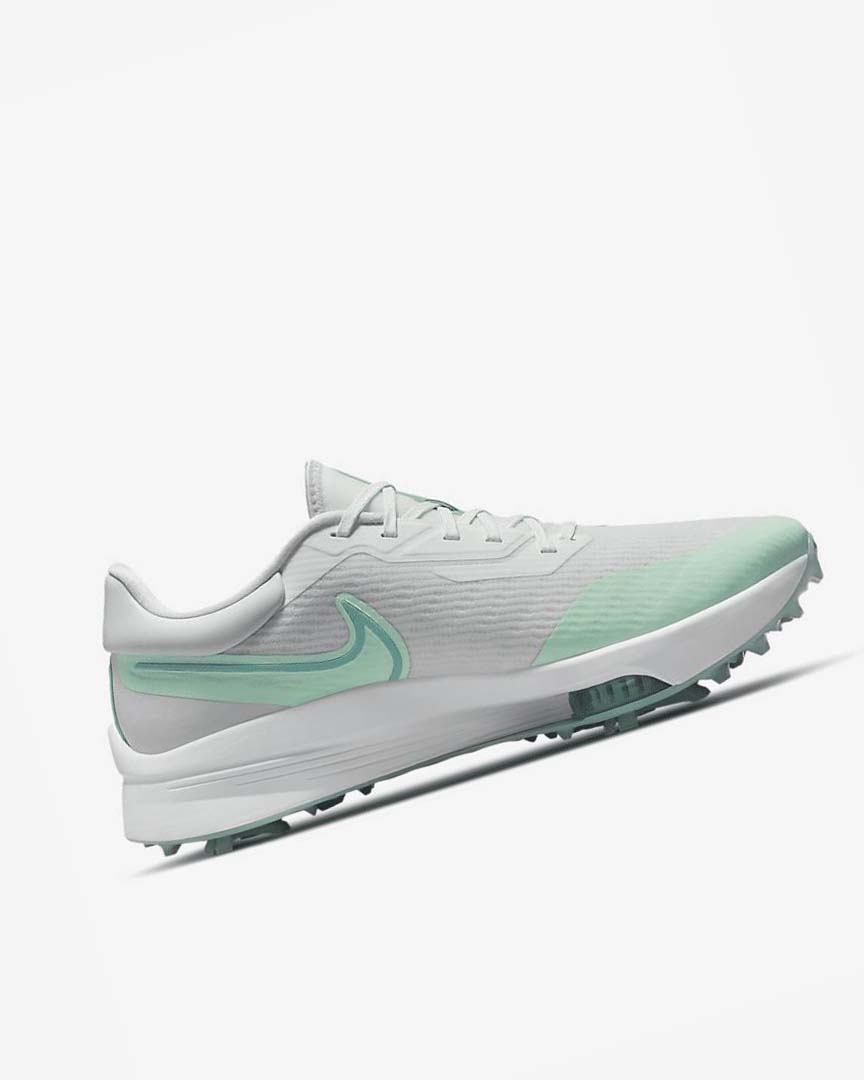 Nike Air Zoom Infinity Tour NEXT% Golfsko Herre Hvite Mint Platina Turkis | NO2288