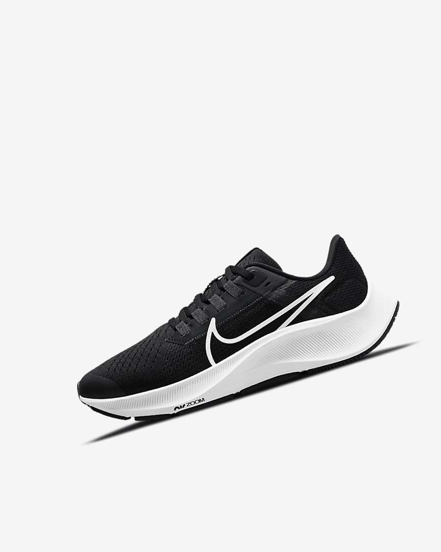 Nike Air Zoom Pegasus 38 Løpesko Vei Gutt Svarte Mørke Grå Hvite | NO2703