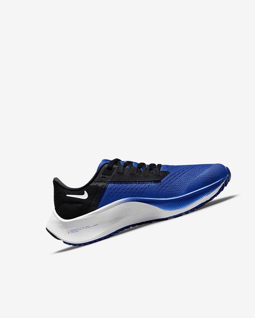 Nike Air Zoom Pegasus 38 Løpesko Vei Gutt Kongeblå Svarte Hvite | NO5375