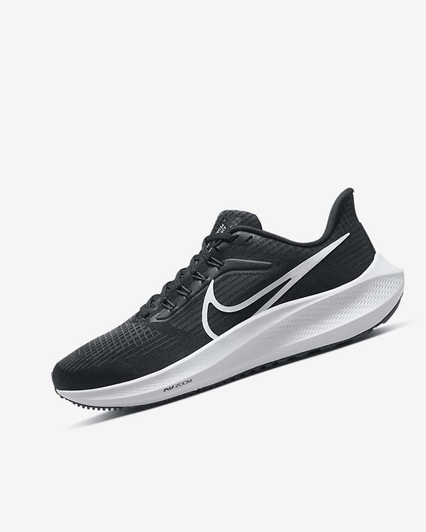 Nike Air Zoom Pegasus 39 Løpesko Vei Dame Svarte Mørke Grå Hvite | NO2776