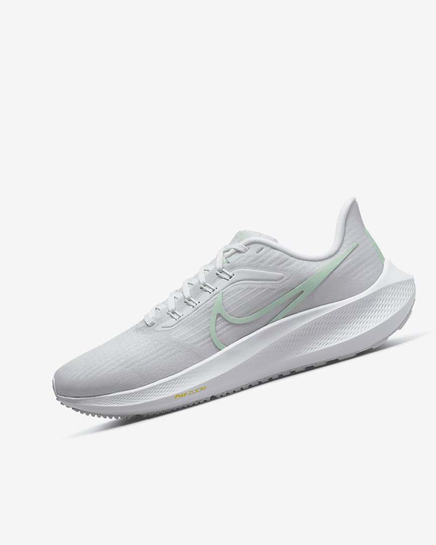 Nike Air Zoom Pegasus 39 Løpesko Vei Dame Hvite Platina Grønn Mint | NO2894