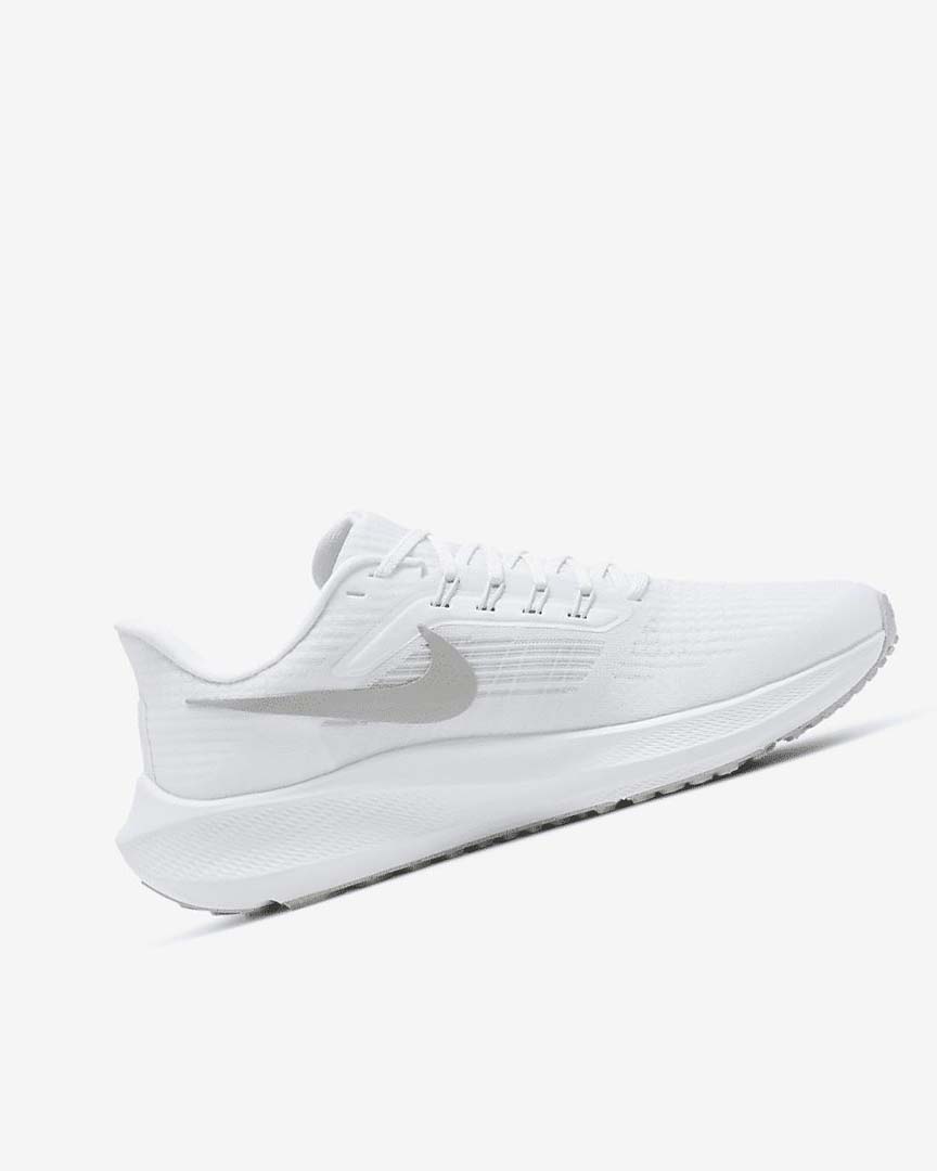 Nike Air Zoom Pegasus 39 Løpesko Vei Dame Hvite Platina Grå Metal Sølv | NO5363