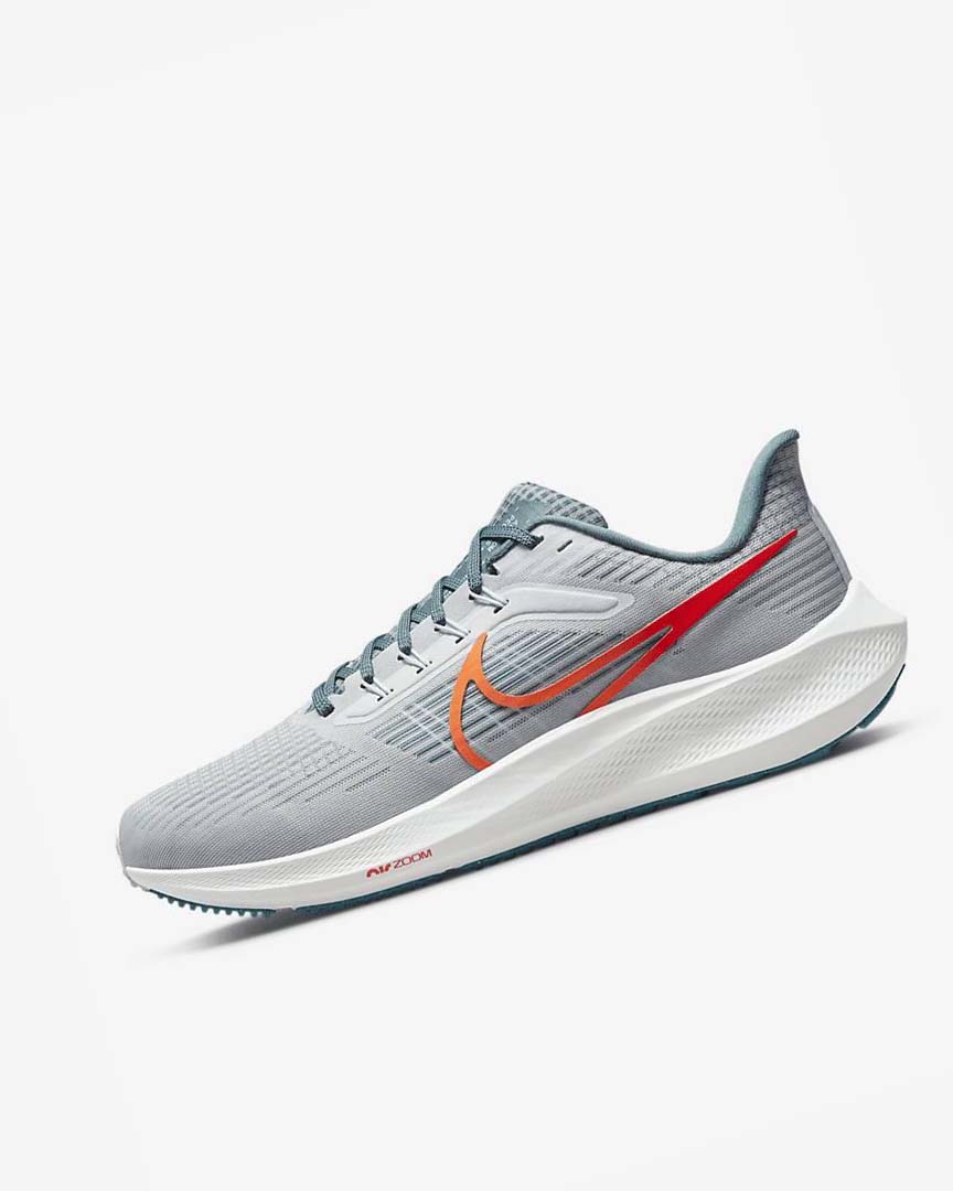 Nike Air Zoom Pegasus 39 Løpesko Vei Herre Platina Oransje | NO2367