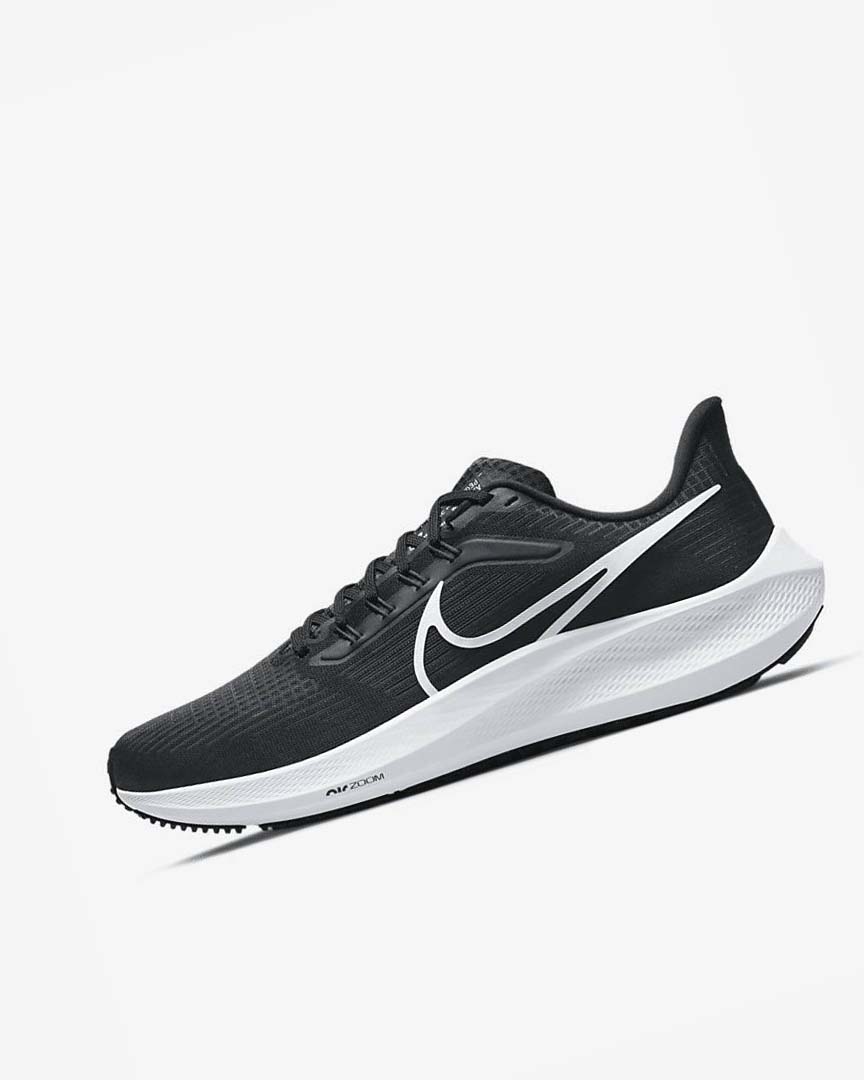 Nike Air Zoom Pegasus 39 Løpesko Vei Herre Svarte Mørke Grå Hvite | NO3177