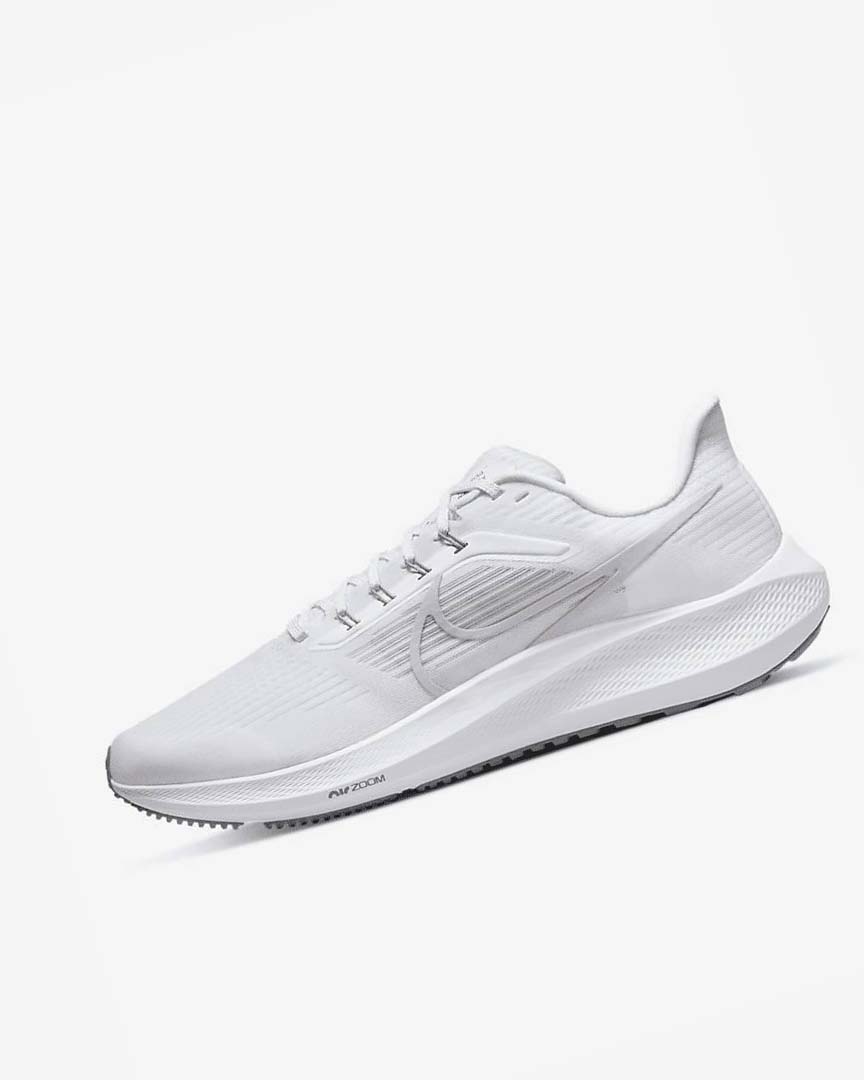 Nike Air Zoom Pegasus 39 Løpesko Vei Herre Hvite Grå Grå Grå | NO3247