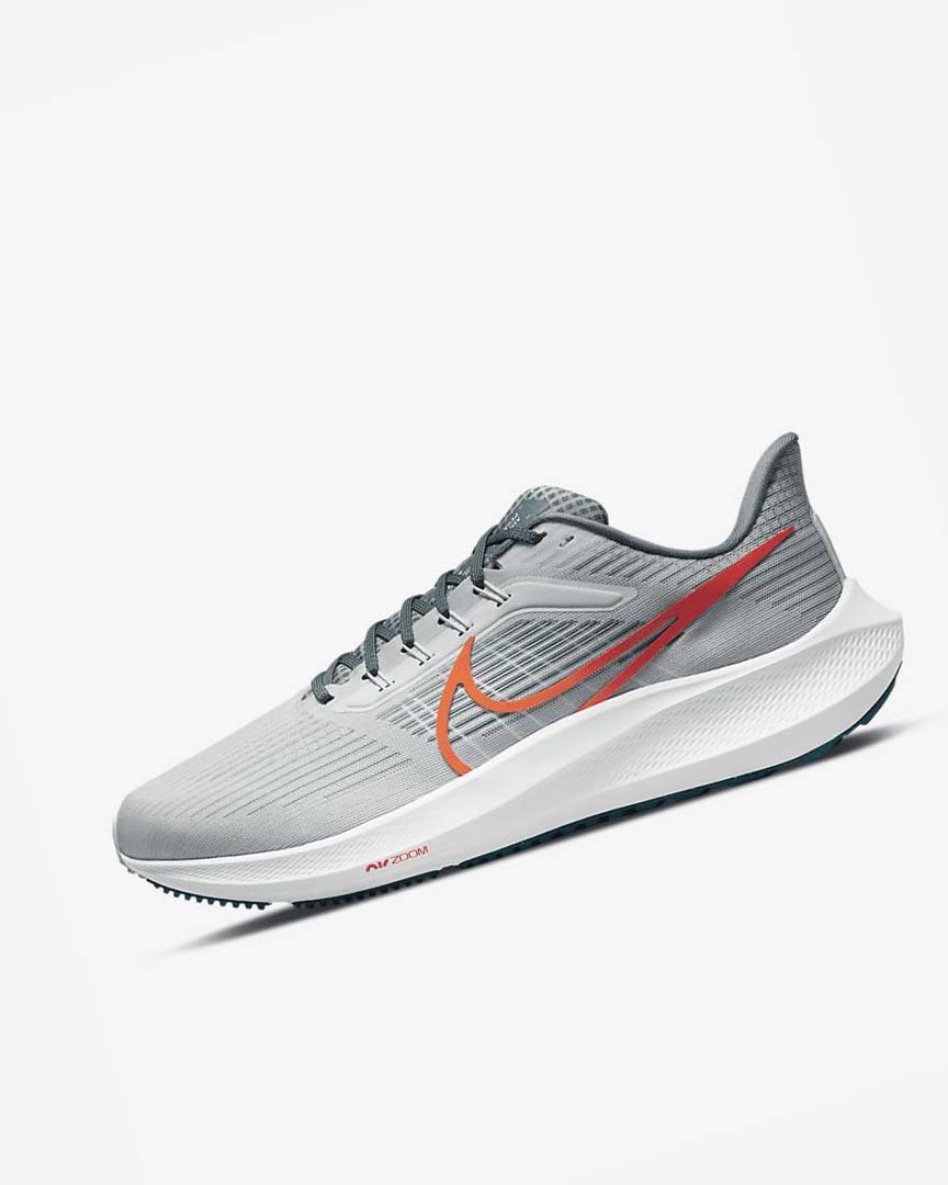 Nike Air Zoom Pegasus 39 Løpesko Vei Herre Platina Oransje | NO5423