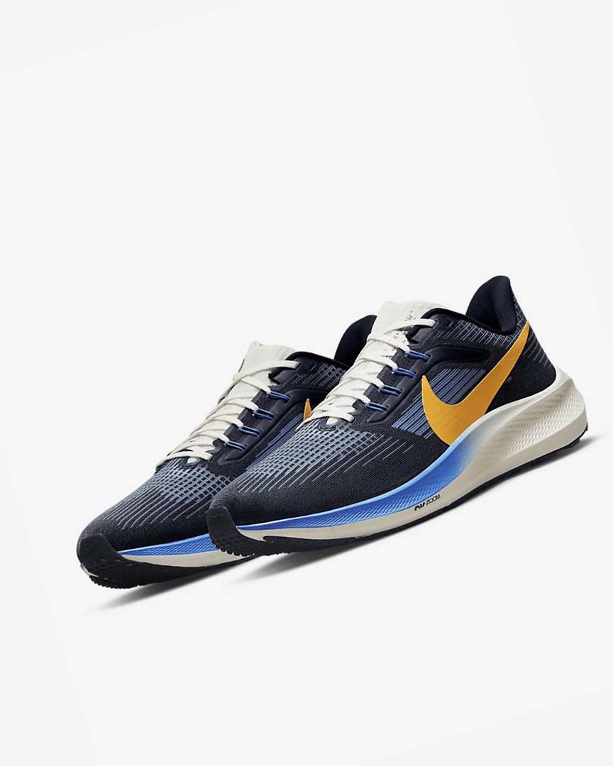 Nike Air Zoom Pegasus 39 Premium Løpesko Vei Herre Blå Mørke Obsidian | NO3072