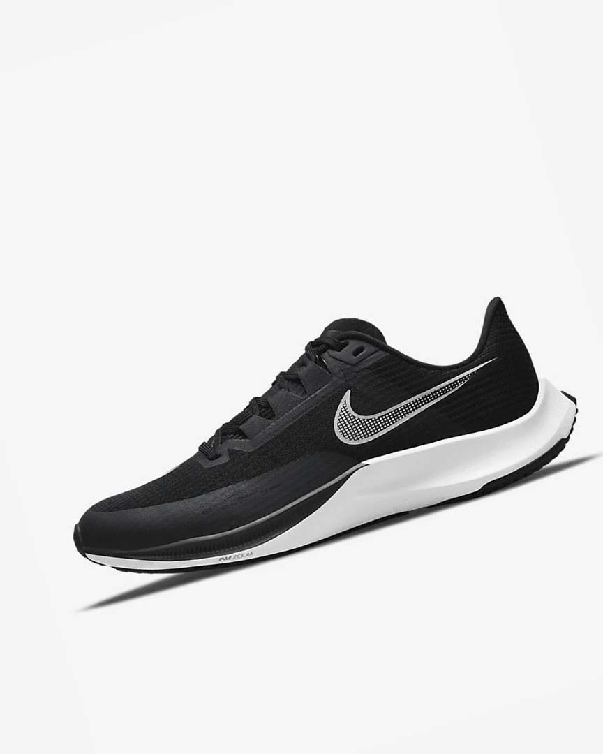 Nike Air Zoom Rival Fly 3 Løpesko Vei Herre Svarte Mørke Grå Hvite | NO4874