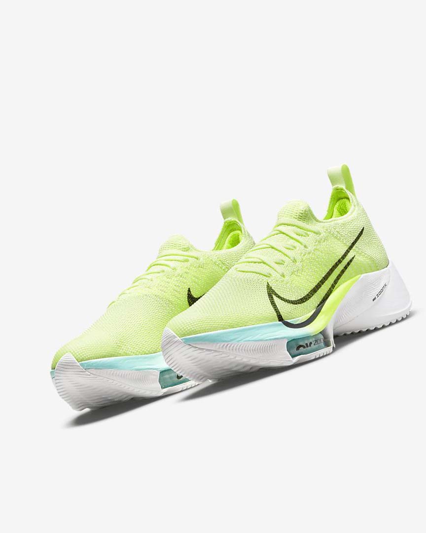 Nike Air Zoom Tempo NEXT% Løpesko Vei Dame Grønn Svarte | NO5077