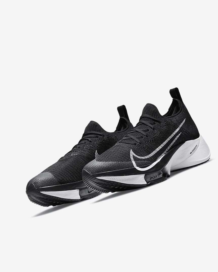 Nike Air Zoom Tempo NEXT% Løpesko Vei Dame Svarte Mørke Grå Platina Hvite | NO5162