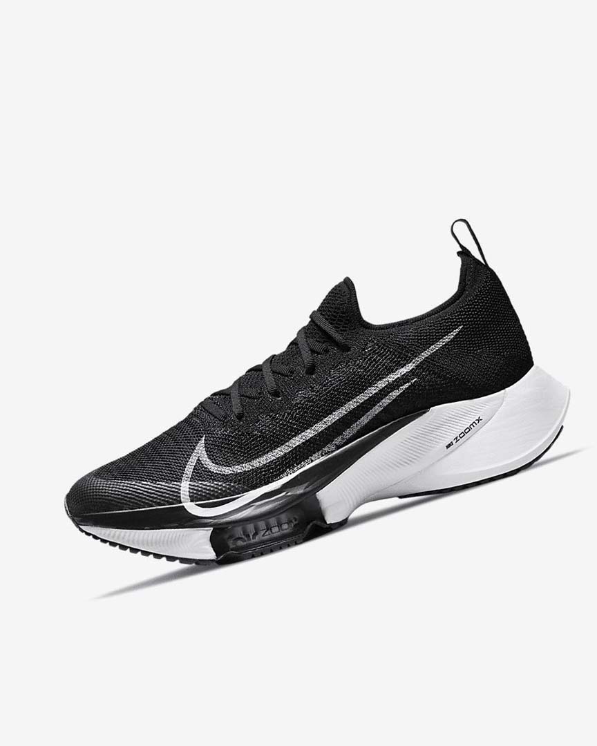 Nike Air Zoom Tempo NEXT% Løpesko Vei Dame Svarte Mørke Grå Platina Hvite | NO5162