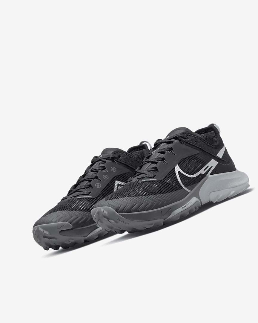 Nike Air Zoom Terra Kiger 8 Trail Løpesko Dame Svarte Mørke Grå Grå Platina | NO1116