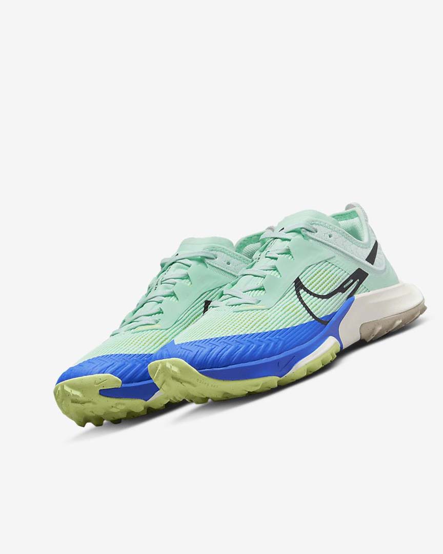 Nike Air Zoom Terra Kiger 8 Trail Løpesko Dame Mint Grå Blå | NO5029