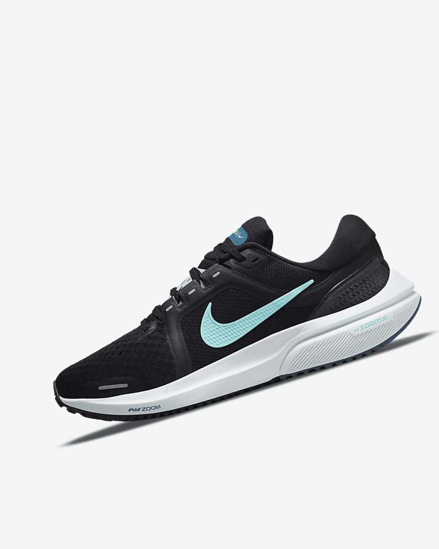 Nike Air Zoom Vomero 16 Løpesko Vei Dame Svarte Lyse Turkis Grønn | NO2432