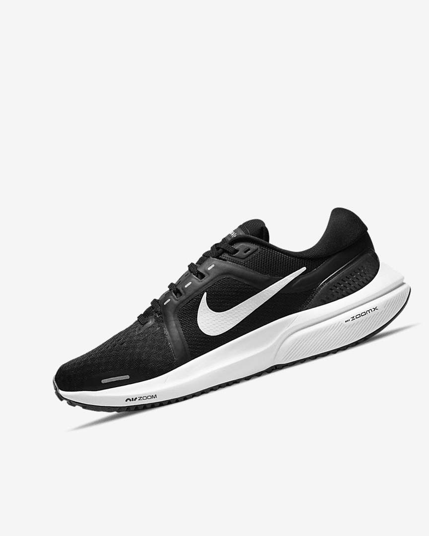 Nike Air Zoom Vomero 16 Løpesko Vei Dame Svarte Mørke Grå Hvite | NO2830