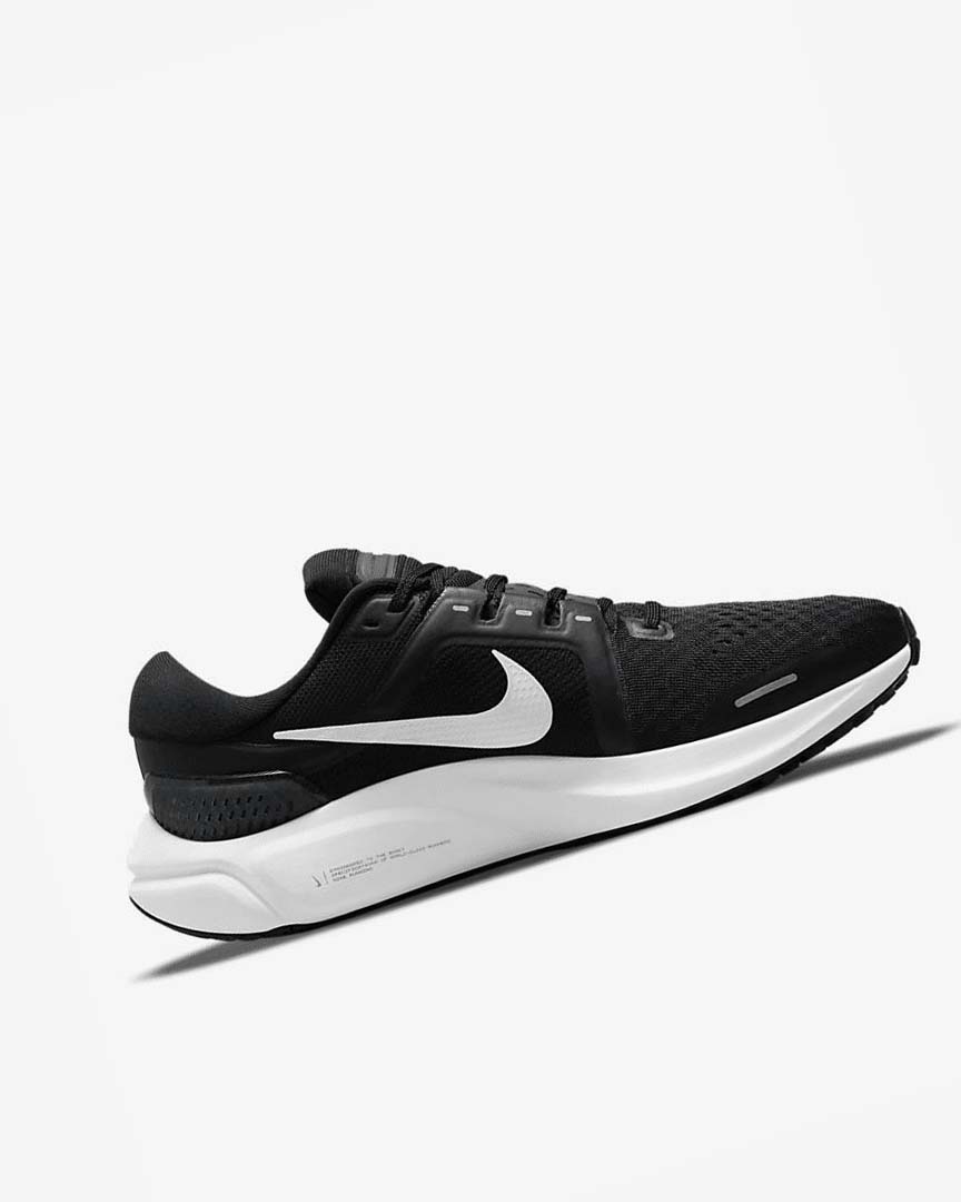 Nike Air Zoom Vomero 16 Løpesko Vei Herre Svarte Mørke Grå Hvite | NO2409