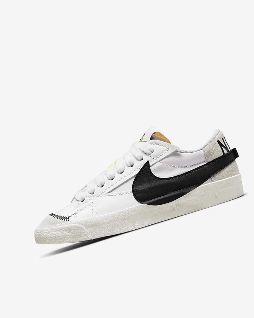 Nike Blazer Low \'77 Jumbo Joggesko Dame Hvite Hvite Svarte | NO1101