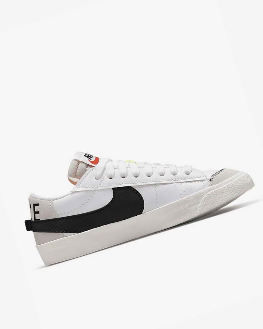 Nike Blazer Low '77 Jumbo Joggesko Herre Hvite Hvite Svarte | NO2219