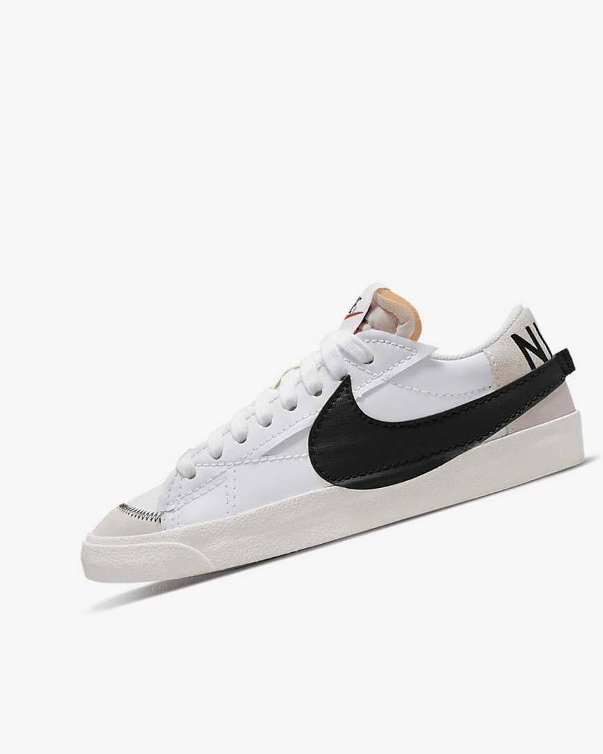 Nike Blazer Low \'77 Jumbo Joggesko Herre Hvite Hvite Svarte | NO2219