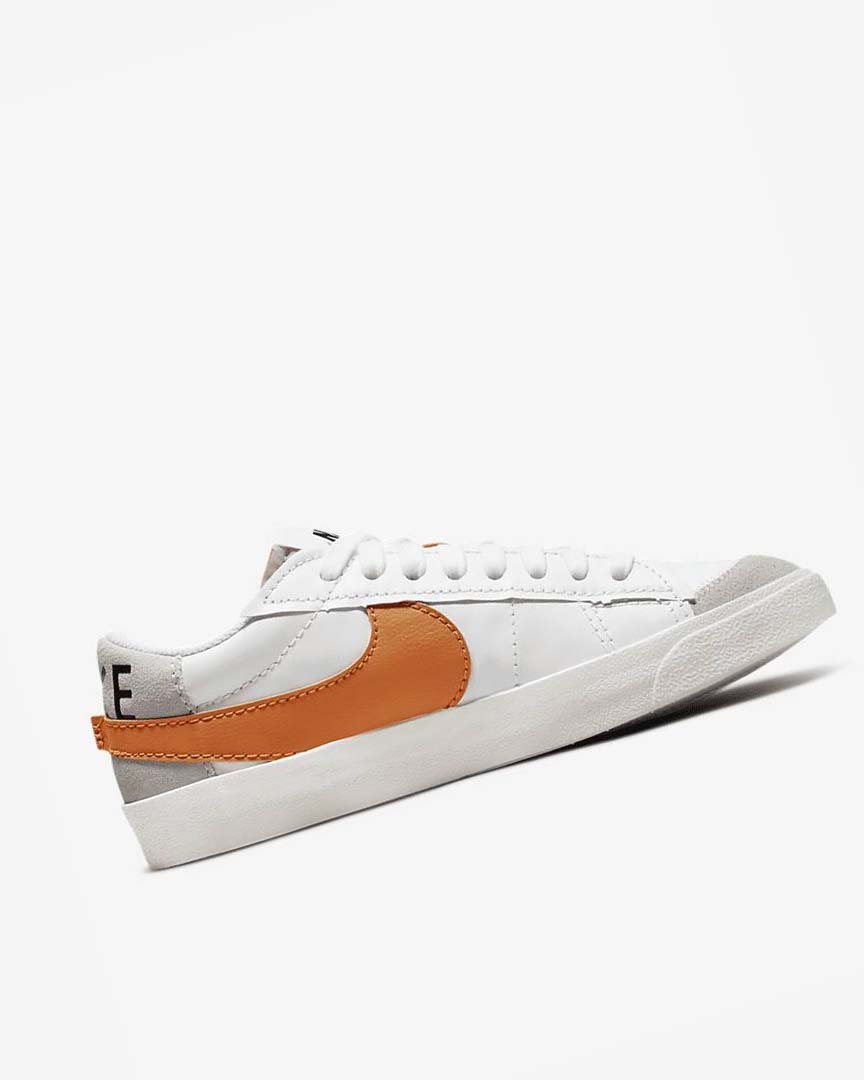 Nike Blazer Low '77 Jumbo Joggesko Herre Hvite Grå Oransje | NO5041