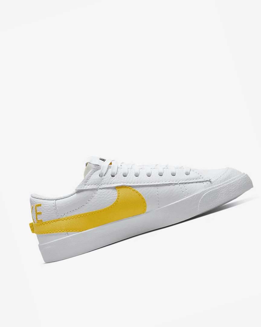 Nike Blazer Low Jumbo Joggesko Herre Hvite Svarte Oransje | NO4675