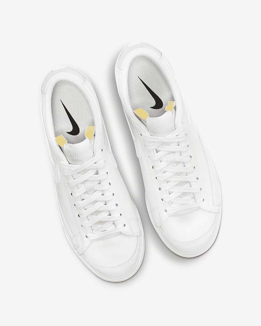 Nike Blazer Low Platform Joggesko Dame Hvite | NO4498