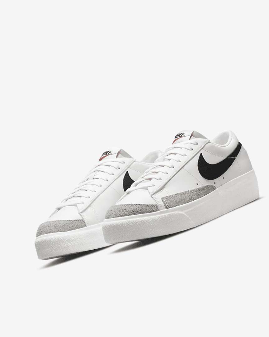 Nike Blazer Low Platform Joggesko Dame Hvite | NO5203