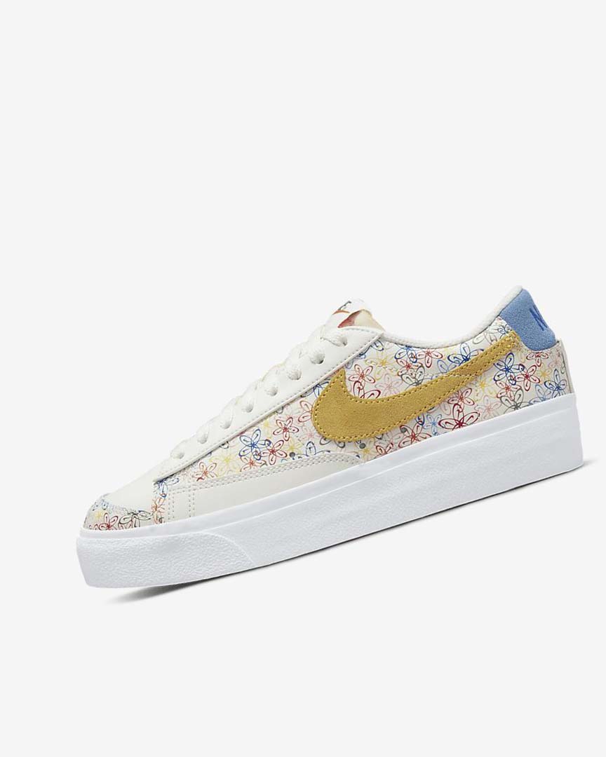 Nike Blazer Low Platform Joggesko Dame Kongeblå Blå | NO4900