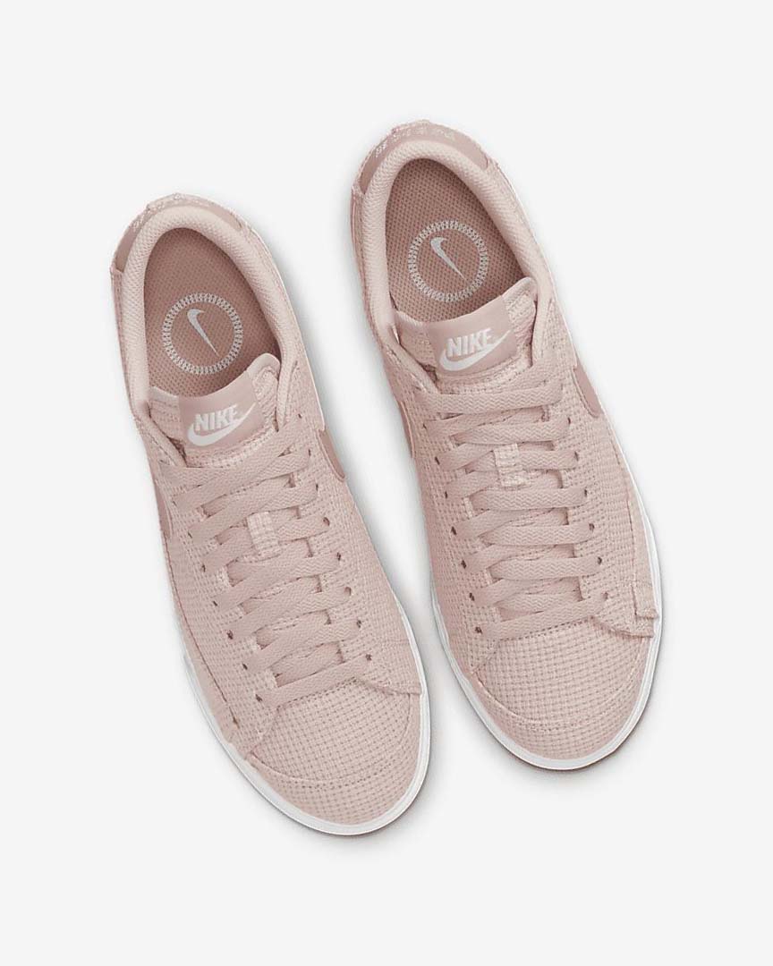 Nike Blazer Low Platform Joggesko Dame Rosa Hvite Rosa Rosa | NO5310