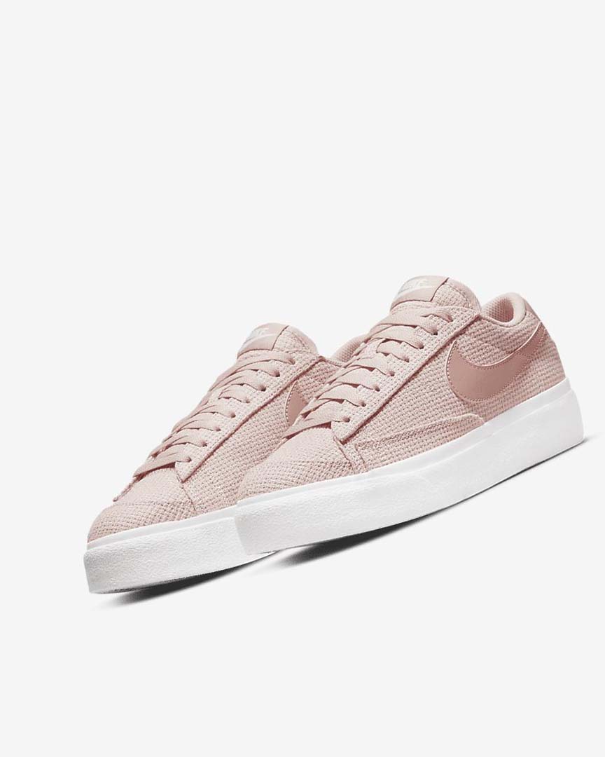 Nike Blazer Low Platform Joggesko Dame Rosa Hvite Rosa Rosa | NO5310