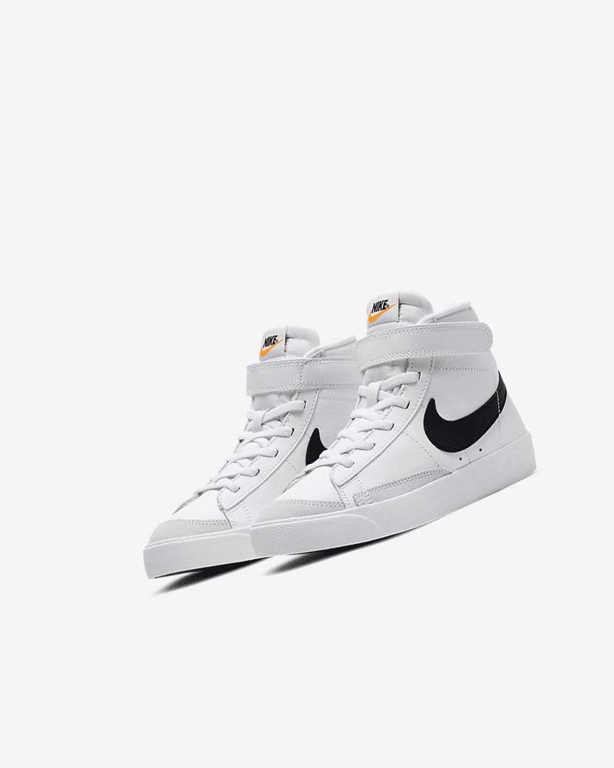 Nike Blazer Mid '77 Joggesko Gutt Hvite Oransje Svarte | NO5212