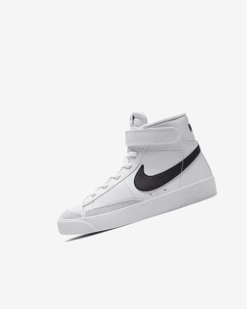 Nike Blazer Mid \'77 Joggesko Gutt Hvite Oransje Svarte | NO5212