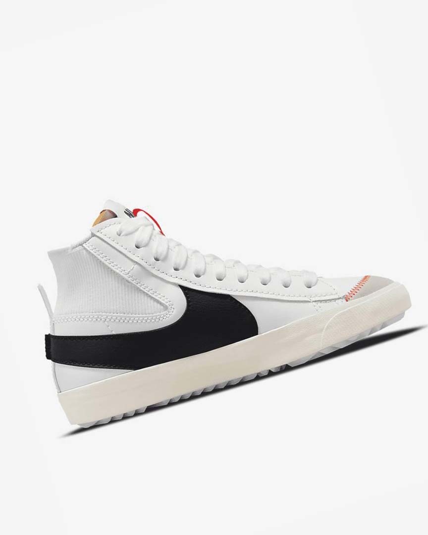 Nike Blazer Mid '77 Jumbo Joggesko Herre Hvite Hvite Svarte | NO4865