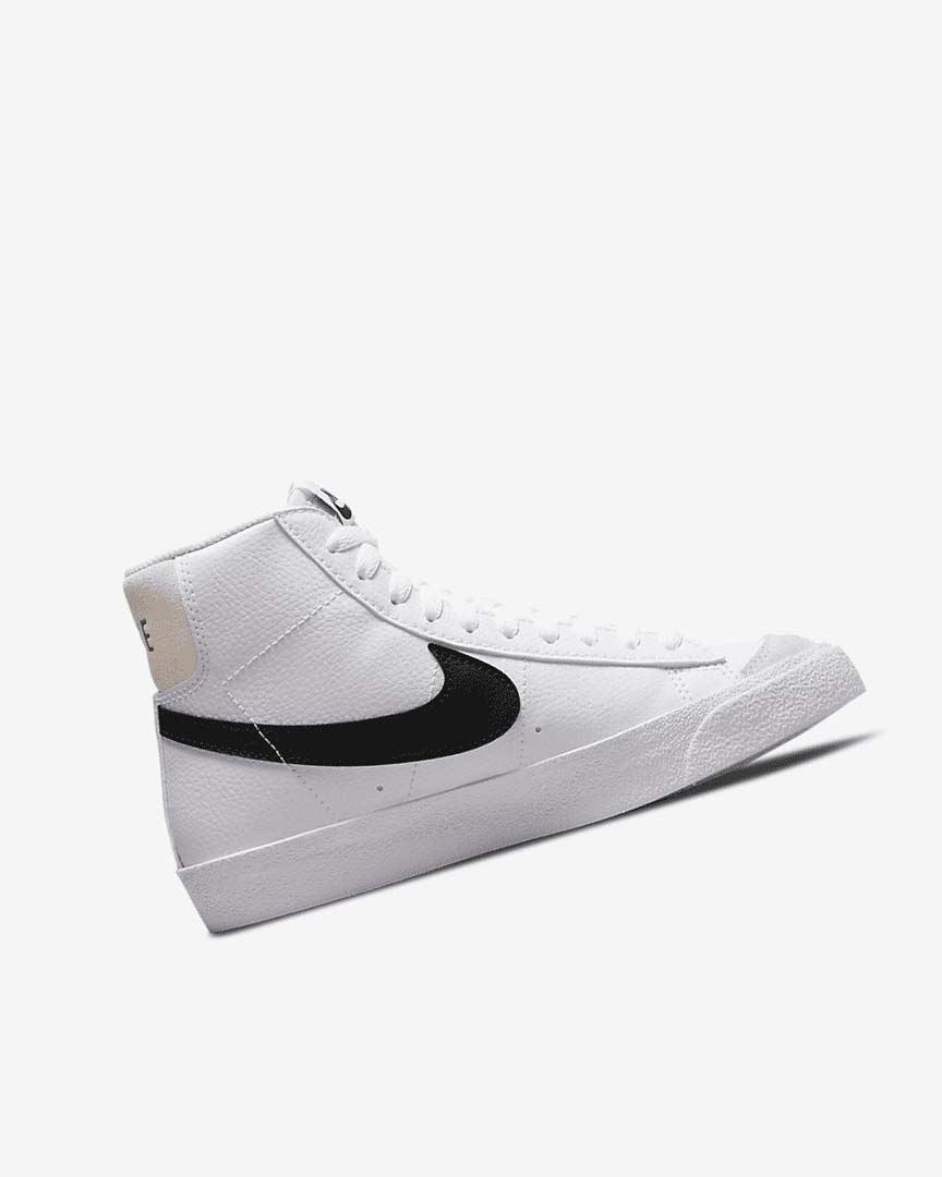 Nike Blazer Sko Jente Hvite Hvite Svarte | NO4647