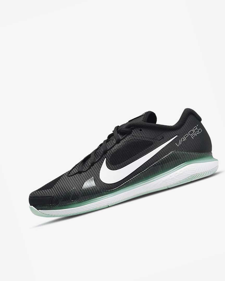 Nike Court Air Zoom Vapor Pro Tennis Sko Herre Svarte Mint Hvite | NO2798