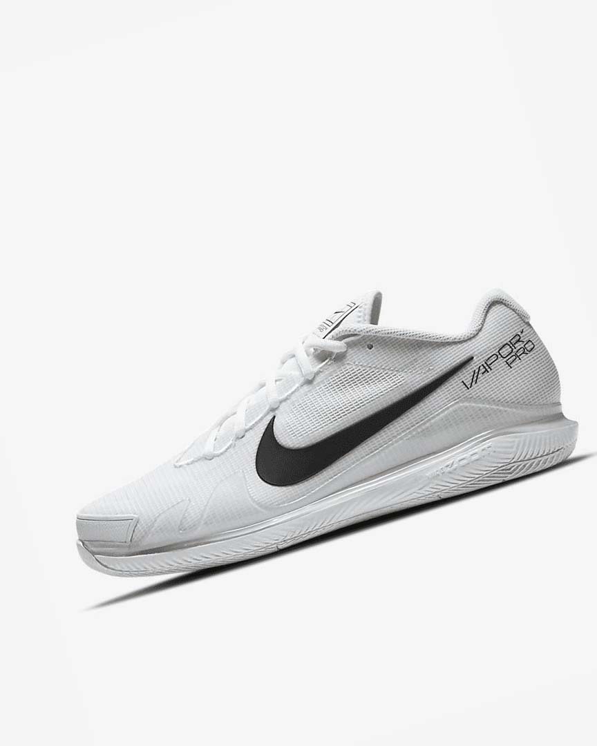 Nike Court Air Zoom Vapor Pro Tennis Sko Herre Hvite Svarte | NO4650